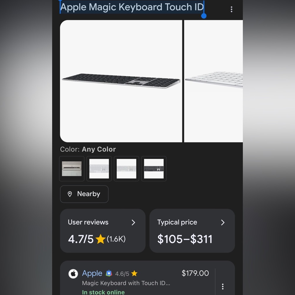 Apple Touch ID Magic Keyboard